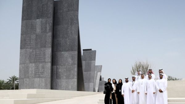 A Delegation from Abu Dhabi Ports visits Wahat Al Karama memorial site