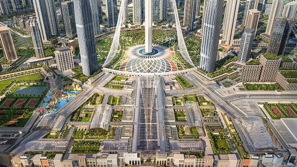 Aerial view - Dubai Square Aerial view - Dubai Square
