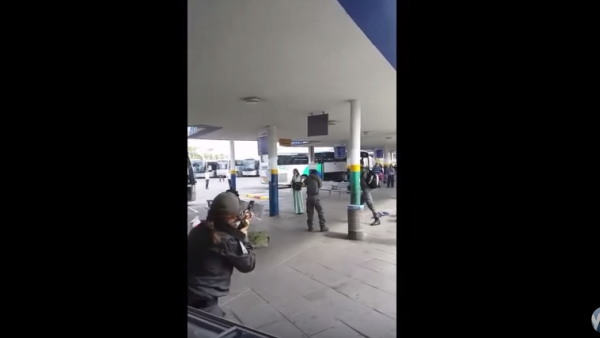 Conflicting narratives and several different camera angles purport to show a Palestinian woman shot point blank by Israeli forces in the Afula on Oct. 9. (YouTube)