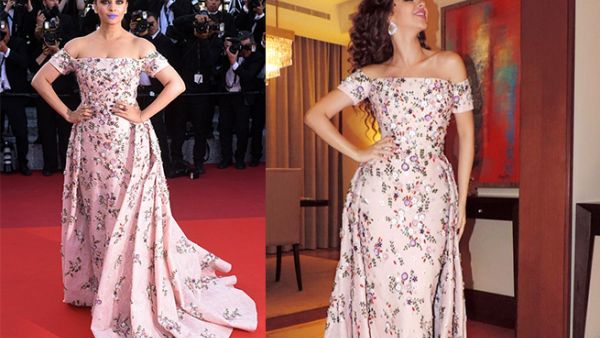 Both starlets were spotted wearing Kadi's design a week apart. (Instagram)
