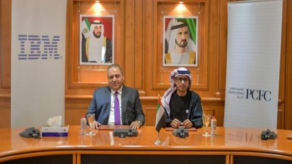 Amr Refaat, IBM Middle East and Pakistan, and Juma Al Ghaith, Dubai Customs.
