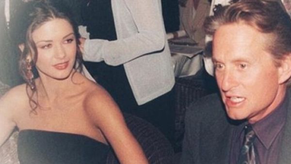 Catherine Zeta-Jones was feeling nostalgic for the early chapters of her romance with husband Michael Douglas as she took to Instagram on Friday night to share a stunning snap of the first night they met (Instagram)