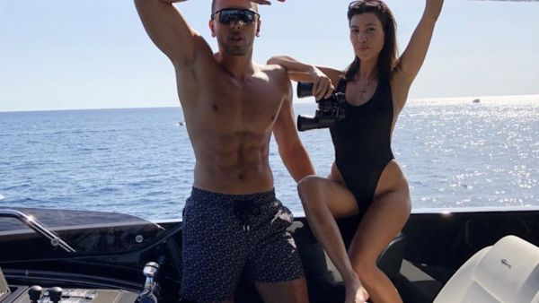 Kourtney Kardashian is living her best life at a luxury Italian holiday with boyfriend Younes Bendjima (Twitter)