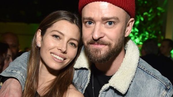 Justin Timberlake and Jessica Biel (Twitter)