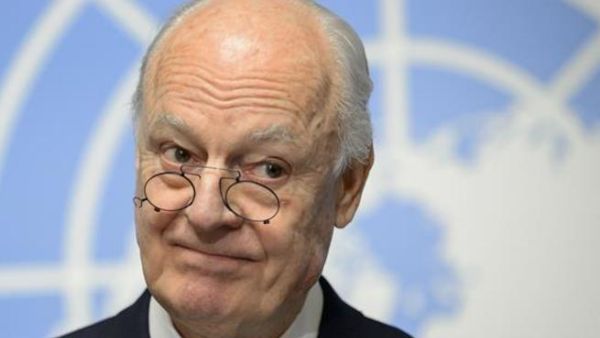 UN Special Envoy for Syria, Staffan de Mistura. (AFP/File)
