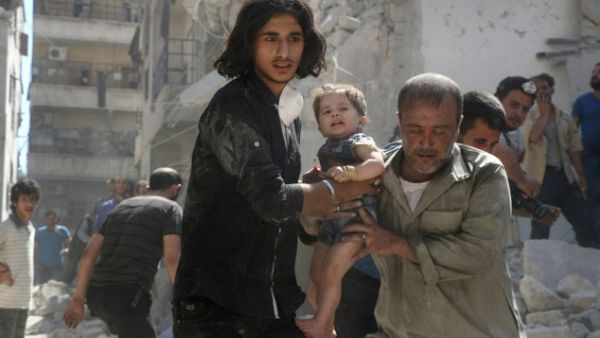 A ceasefire in Syria has been marred by new air strikes and fighting. (AFP/Thaer Mohammed) 