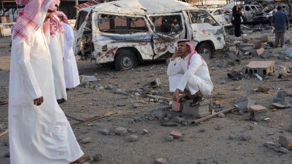 Cross-border attacks into Saudi Arabia have intensified since the suspension in early August of UN-brokered peace talks. (AFP/Fayez Nureldine)