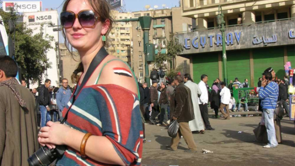 تحرش في ميدان التحرير (المصدر: فارس الأندلس) تحرش في ميدان التحرير (المصدر: فارس الأندلس)