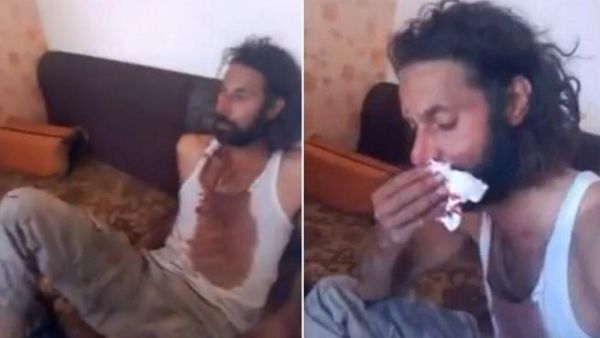 معتصم القذافي قبل مقتله. معتصم القذافي قبل مقتله.