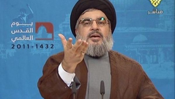 نصر الله يدافع عن النظام في سوريا ويدعو للثورة في البحرين. نصر الله يدافع عن النظام في سوريا ويدعو للثورة في البحرين.