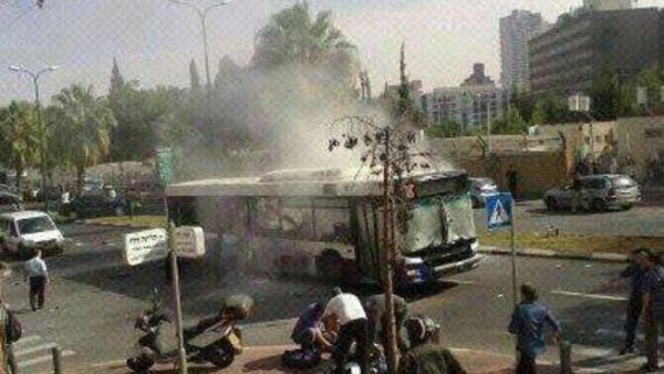 عملية تفجير حافلة في تل ابيب عملية تفجير حافلة في تل ابيب