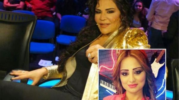 الفنانة احلام والمتسابقة العراقية برواس