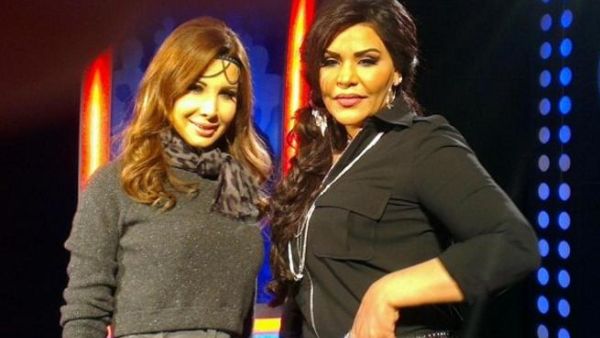 الفنانة احلام والفنانة نانسي عجرم