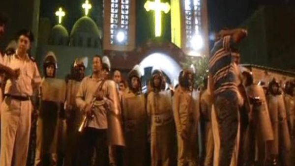 استهداف  كنيسة العذراء في منطقة الوراق بالجيزة في مصر