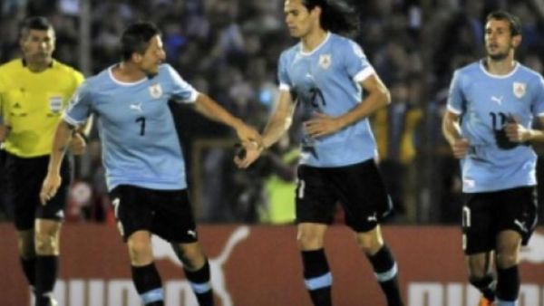 من مباراة الاردن والاوروغواي