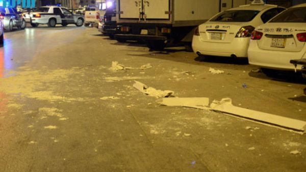 شغب العمالة الاثيوبية في منطقة حي منفوحة بالرياض