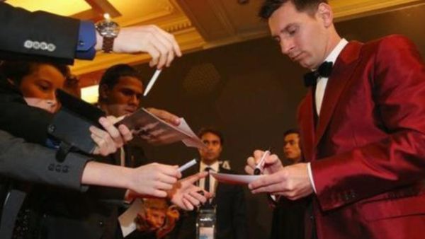 مهاجم نادي برشلونة، الدولي الأرجنتيني ليونيل ميسي