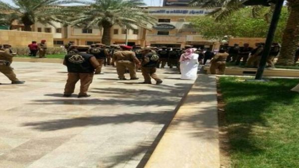 اطلاق نار امام محكمة الرياض