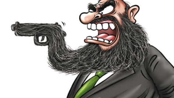 كاركاتير يسيء الى "اللحية" في جريدة الوطن السعودية