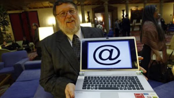 Ray Tomlinson is credited with the invention of email and chose the '@' symbol. (En.trend.az)