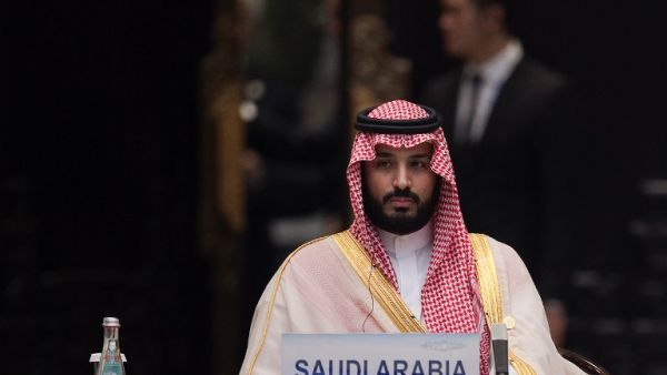 Saudi Deputy Crown Prince Muhammad bin Salman at the G20 Summit in Hangzhou. (AFP/Nicolas Asfouri)