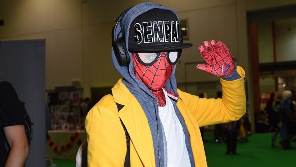 My Spidey senses are tingling! We think that's definitely superhero Spiderman underneath the cunning disguise. (Shutterstock/ File Photo)