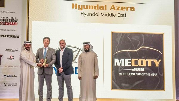 Azera Wins MECOTY 2018 Award.