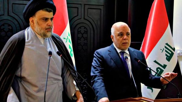  Haider al-Abadi and  Muqtada al-Sadr (Twitter)