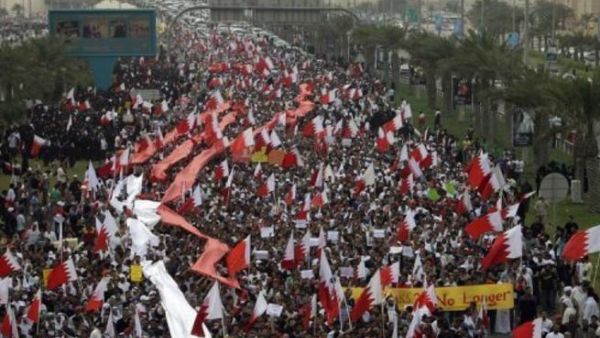 جانب من مظاهرات الإحتجاج التي شهدتها البحرين