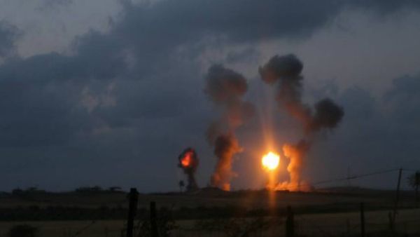 Airstrikes in Gaza Strip (Twitter)