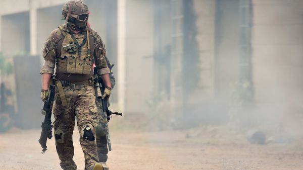 Special forces soldier man hold Machine gun (Shutterstock/File Photo)