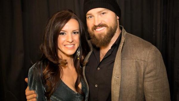 Zac Brown, wife Shelly Brown. (Twitter)