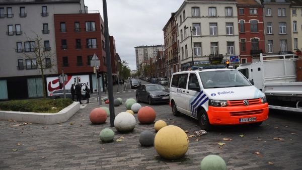 The Molenbeek neighborhood in Brussels, Belgium, where multiple suspects in the Paris attacks have been arrested. (AFP/Emmanuel Dunand)