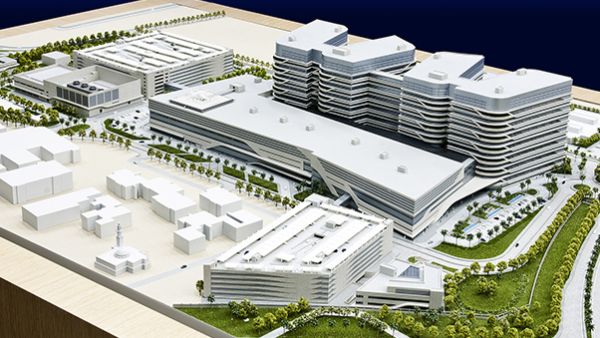 The New Jahra Hospital is due for completion in March 2018.  The New Jahra Hospital is due for completion in March 2018.