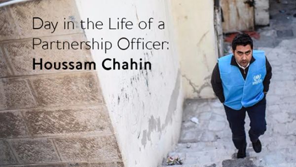 Houssam Chahin, Senior Private Sector Partnerships Officer (MENA) in UNHCR. (Bayt)