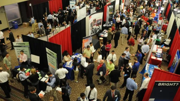 Many companies and organizations resort to job fairs as an expedited hiring method. (File photo)