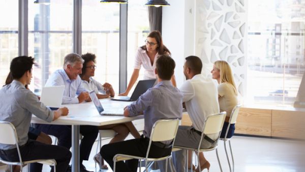 Preparing in advance will make you able to put together an agenda you can easily share with your employees before the meeting takes place. (Shutterstock)