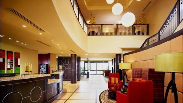 The lobby of one of Marriott Residences Inn