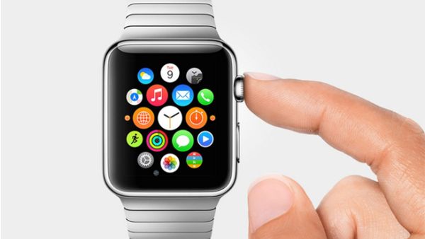 The Apple Watch would detect a change in the wearer’s body or in the environment around it and then send a signal to the phone. (File photo)