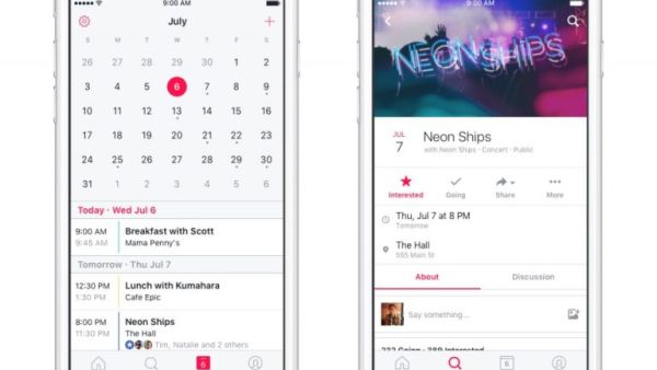 Events is available for iOS users now, and Android users will have to wait. (Twitter)

(Twitter)