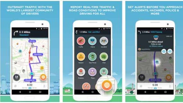 Waze is technically owned by Google, but this "social" navigation app is completely separate from Google Maps. (Waze)