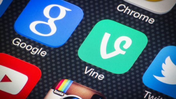 Vine is a mobile app owned by Twitter that enables its users to create and post short looping video clips.  (Shutterstock/Twin Design)