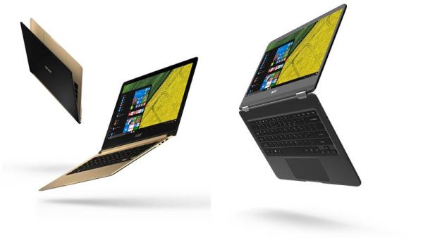 The ultra-thin Swift 7 measures just 0.39 inches (9.98 mm) in height and weighs a mere 2.48 pounds (1.1 kg), providing incredible portability and up to 9 hours of battery life. (Acer)