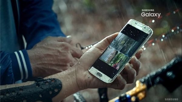 The ad confirms the rumors that the phone will be completely water-proof. (YouTube screenshot courtesy of Fars News)