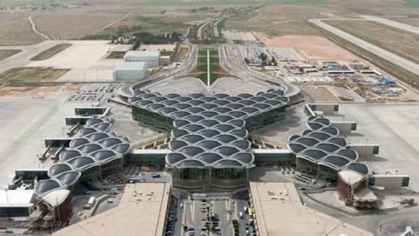 An aerial view of QAIA, designed by Foster and Partners and inspired by Bedouin tents. (Dezeen) An aerial view of QAIA, designed by Foster and Partners and inspired by Bedouin tents. (Dezeen)