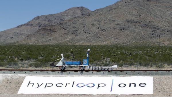 A team from Hyperloop One is also working with Dubai’s Roads and Transport Authority as part of the Future Accelerators programme. (AFP Photo/John Gurzinski)