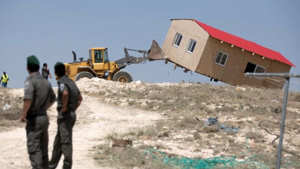 Both the EU and UN have opposed the destruction of Palestinian homes. (AFP/Menahem Kahana)