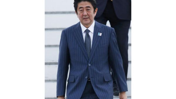 Abe is on a six-day trip through Thursday that has taken him to Bahrain, Kuwait, Djibouti and Qatar.