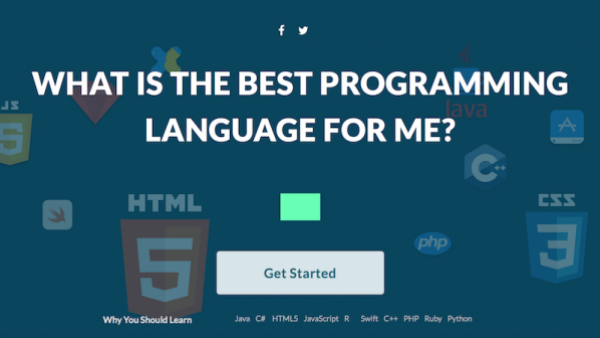 موقع Best Programming Language For Me جاء ليقدّم للمستخدم وسيلة سهلة وبسيطة للغاية من أجل الوصول إلى اللغة المناسبة لهدف المستخدم من أجل إتمام أفكاره ومشاريعه