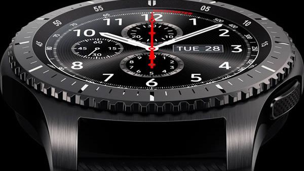 Unlike with the new Apple Watch, given the S3 is only water resistant, not waterproof. (Samsung)